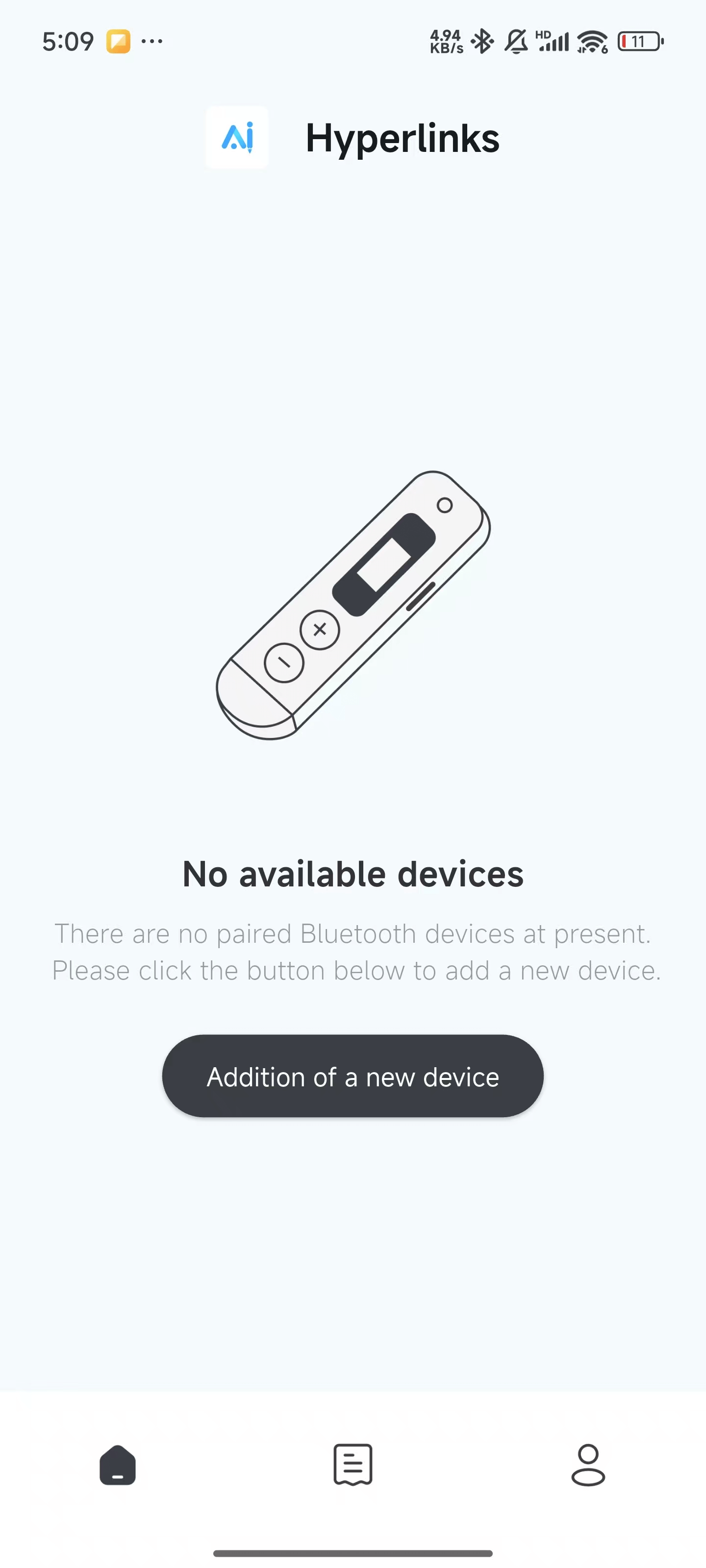 Hyperlinks App Screenshot