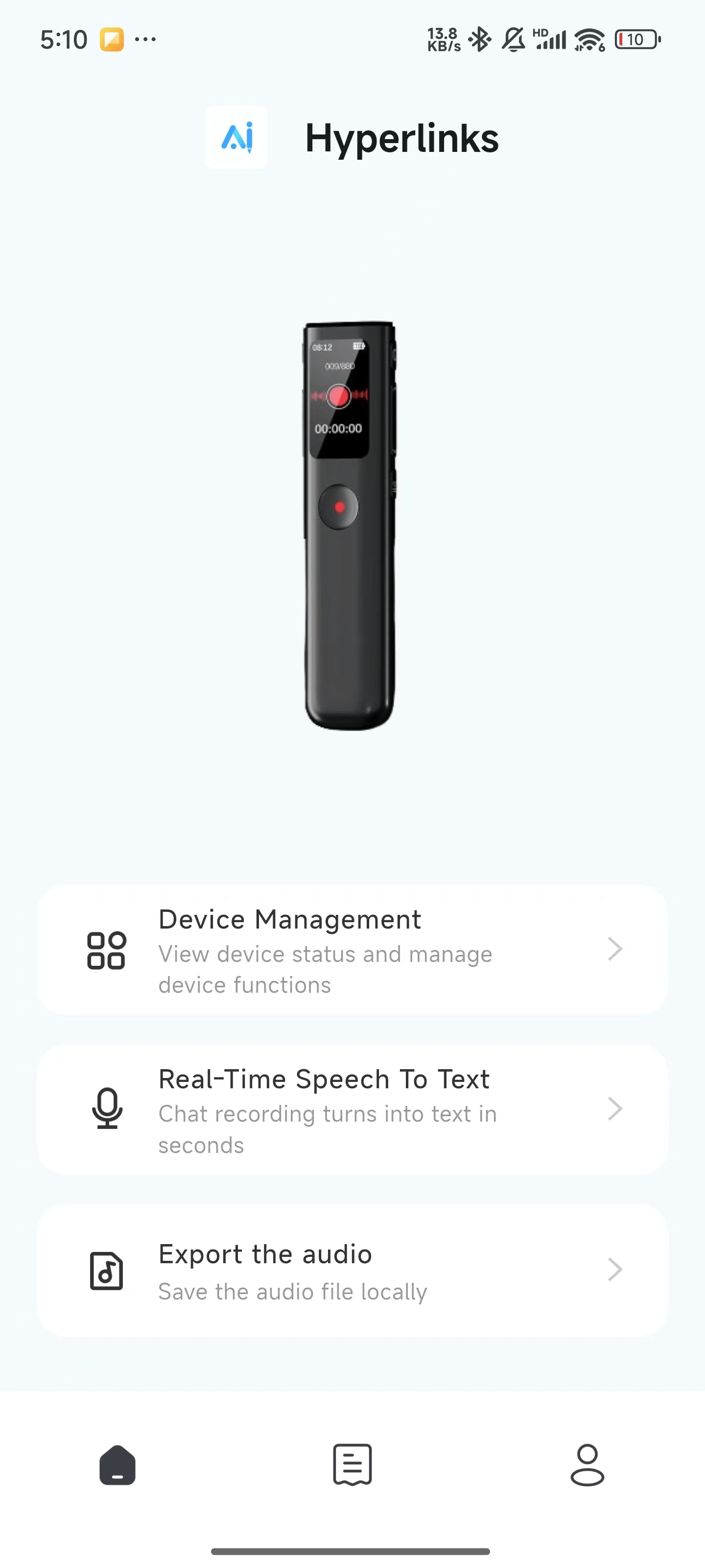 Hyperlinks App Screenshot 2